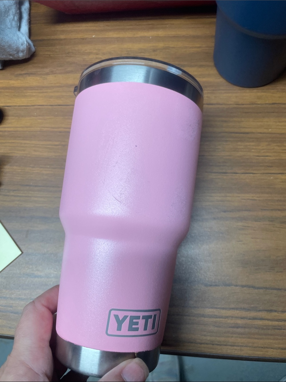 Yeti Pink Stainless Steel Insulated Travel Tumbler
